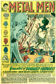 Extrait de Metal Men Vol.1 (DC Comics - 1963) -4- The Bracelet of Doomed Heroes!