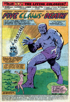 Extrait de Astonishing Tales Vol.1 (1970) -24- It! : Five Claws of Death!