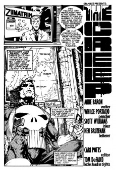 Extrait de The punisher Magazine (1989) -8- The Punisher On: * Dressing to Kill! * Trickle-Down Economics! * Frequent Fliers!
