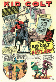 Extrait de Kid Colt Outlaw (1948) -11- How Kid Colt Became an Outlaw!