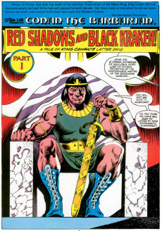 Extrait de Marvel Graphic Novel (1982) -42- Conan Of The Isles