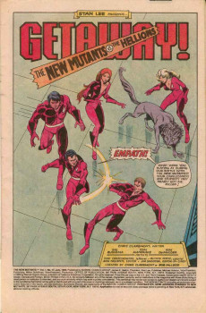 Extrait de The new Mutants (1983) -17- Getaway!