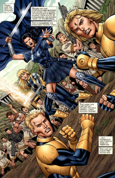 Extrait de New Mutants Forever (2010) -5- The Fall of Nova Roma Part 5