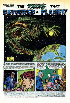 Extrait de Weird Wonder Tales (Marvel Comics - 1973) -1- The Thing That Devoured a Planet!
