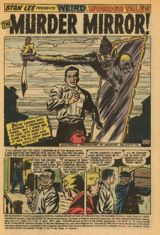 Extrait de Weird Wonder Tales (Marvel Comics - 1973) -9- The Murder Mirror!