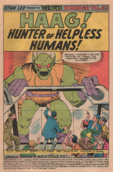 Extrait de Weird Wonder Tales (Marvel Comics - 1973) -12- The Stars Scream Murder!