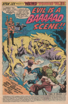 Extrait de Weird Wonder Tales (Marvel Comics - 1973) -14- Witching Circle!
