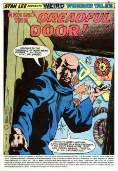 Extrait de Weird Wonder Tales (Marvel Comics - 1973) -21- Gorgilla! The Monster of Midnight Mountain Lives!