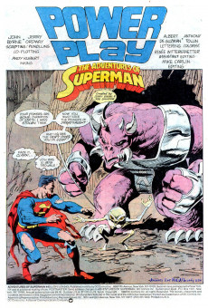 Extrait de The adventures of Superman Vol.1 (1987) -442- Power Play