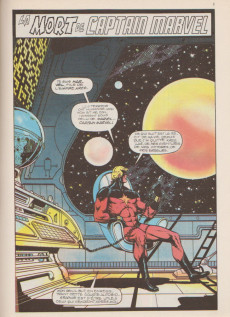 Extrait de Top BD (Lug) -2- La mort de Captain Marvel