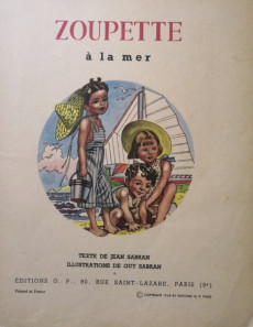 Extrait de (AUT) Sabran -1949- Zoupette à la mer