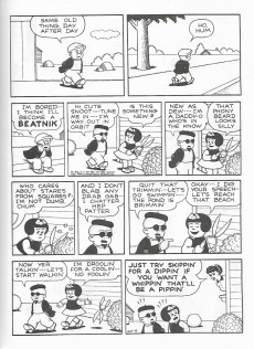 Extrait de Ernie Bushmiller's Nancy (1989) -4- Bums, Beatniks and Hippies