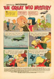 Extrait de Uncle $crooge (2) (Gold Key - 1963) -52- The Great Wig Mystery