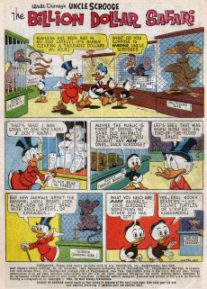 Extrait de Uncle $crooge (2) (Gold Key - 1963) -54- The Billion Dollar Safari!