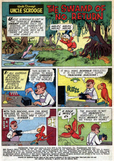 Extrait de Uncle $crooge (2) (Gold Key - 1963) -57- The Swamp of No Return