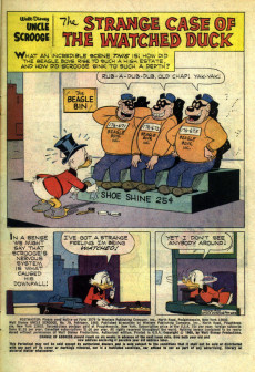 Extrait de Uncle $crooge (2) (Gold Key - 1963) -79- The Strange Case of the Watched Duck