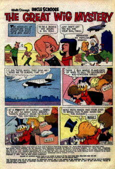 Extrait de Uncle $crooge (2) (Gold Key - 1963) -85- The Great Wig Mystery