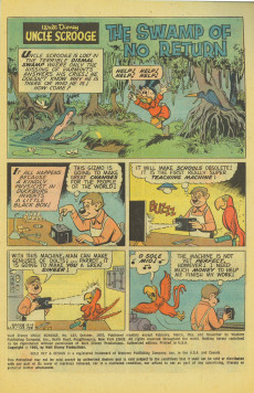 Extrait de Uncle $crooge (2) (Gold Key - 1963) -123- The Swamp of No Return