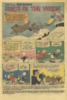 Extrait de Uncle $crooge (2) (Gold Key - 1963) -124- North of the Yukon
