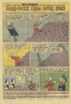 Extrait de Uncle $crooge (2) (Gold Key - 1963) -130- Micro-Ducks from Outer Space!
