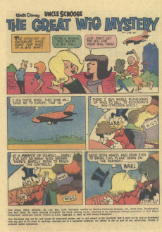 Extrait de Uncle $crooge (2) (Gold Key - 1963) -152- The Great Wig Mystery!