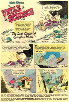 Extrait de Uncle $crooge (2) (Gold Key - 1963) -161- The Lost Crown of Genghis Khan