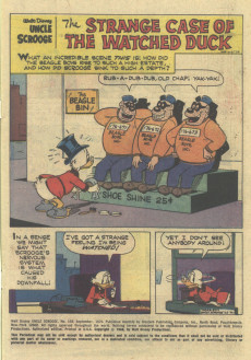 Extrait de Uncle $crooge (2) (Gold Key - 1963) -168- The Strange Case of the Watched Duck