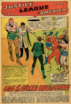 Extrait de The brave And the Bold Vol.1 (1955) -30- The Case of the Stolen Super-Powers!
