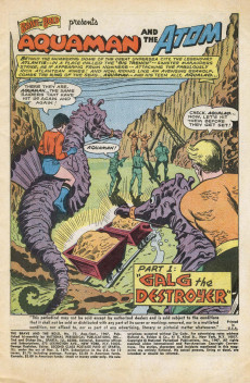 Extrait de The brave And the Bold Vol.1 (1955) -73- Hail, Galg the Destroyer!