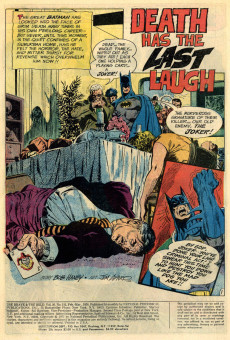 Extrait de The brave And the Bold Vol.1 (1955) -111- Death Has the Last Laugh