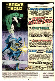 Extrait de The brave And the Bold Vol.1 (1955) -116- Grasp of the Killer Cult