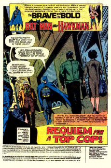 Extrait de The brave And the Bold Vol.1 (1955) -139- Requiem for a Top Cop!