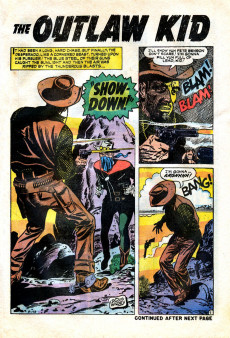 Extrait de The outlaw Kid Vol.2 (1970) -1- Showdown!