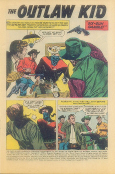 Extrait de The outlaw Kid Vol.2 (1970) -4- The Riddle of Scorpion Creek