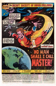 Extrait de The secret Society of Super-Villains (DC comics - 1976) -2- No Man Shall I Call Master!
