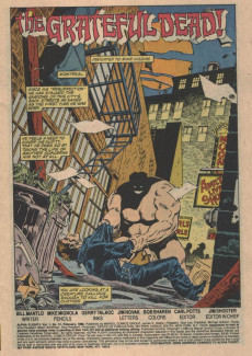 Extrait de Alpha Flight Vol.1 (1983) -31- The Grateful Dead!