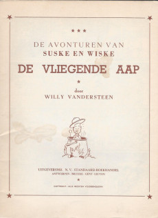 Extrait de Suske en Wiske Collectie -87SK3- DE VLIEGENDE AAP