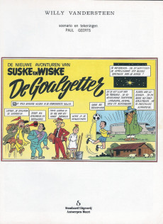 Extrait de Suske en Wiske -225- DE GOALGETTER