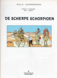 Extrait de Suske en Wiske -231- De Scherpe Schorpioen