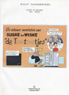 Extrait de Suske en Wiske -232- DE TOOTOOTJES