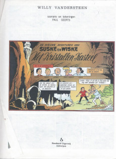 Extrait de Suske en Wiske -234B (Plus 36- HET KRISTALLEN KASTEEL