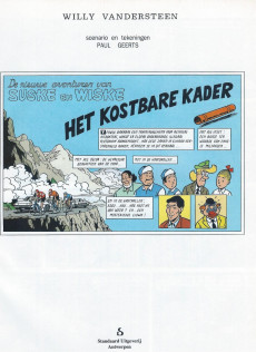 Extrait de Suske en Wiske -247- HET KOSTBARE KADER
