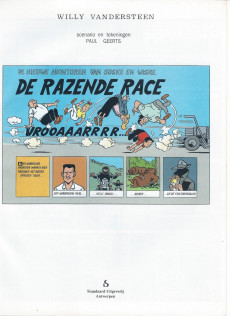 Extrait de Suske en Wiske -249- DE RAZENDE RACE