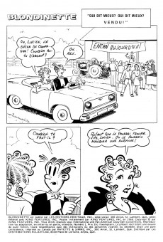 Extrait de Blondinette (Éditions Héritage) -1- Qui dit mieux ? Qui dit mieux ? Vendu !