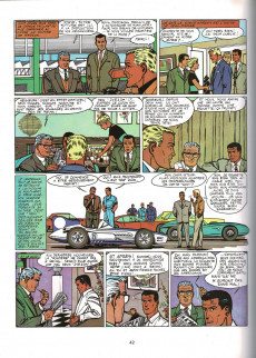 Extrait de Michel Vaillant (Édition luxe - Dupuis) -1- Le grand défi / Le pilote sans visage / Le circuit de la peur / Route de nuit