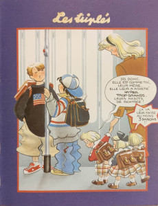 Extrait de Les triplés (petit format) -INT FL- À L'école / Entre frère et sœurs / Les bonbons