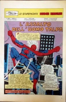 Extrait de L'uomo Ragno Vol. 1 (Editoriale Corno - 1970)  -146- L'Assalto dell'Uomo Talpa