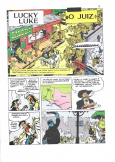 Extrait de Lucky Luke (en portugais - divers éditeurs) -13- O juíz