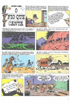 Extrait de Lucky Luke (en portugais - divers éditeurs) -46- O fio que canta