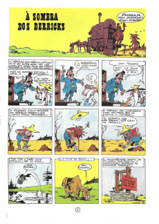 Extrait de Lucky Luke (en portugais - divers éditeurs) -18- À sombra dos Derricks
